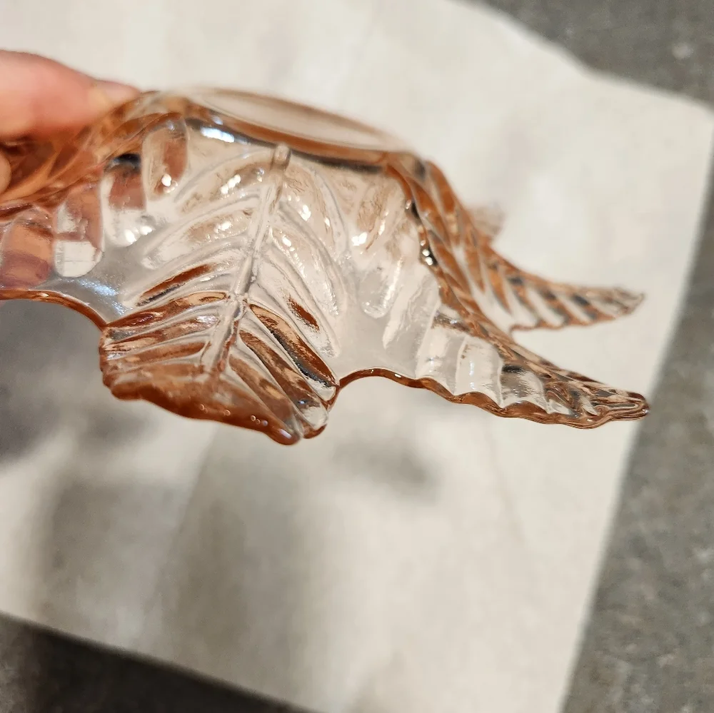 Vintage Pink Glass Vitive Holder